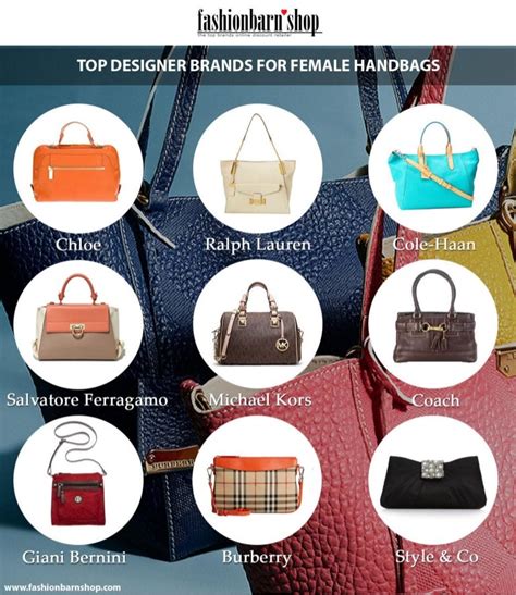 women's purses name brand list